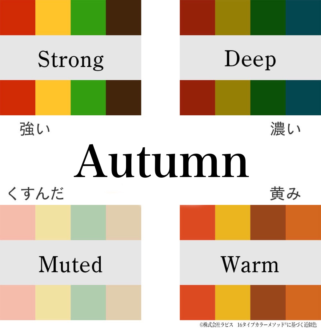 オータム｜16タイプ・パーソナルカラー診断